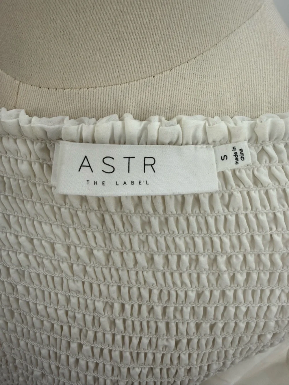 ASTR The Label White Puff Sleeve Midi Romantic Tiered Summer Dress, Square Neck - Picture 13 of 16